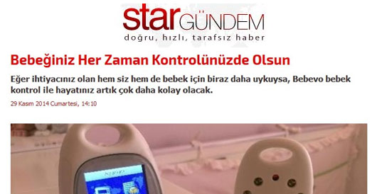 Bebeğiniz Her Zaman Kontrolünüzde Olsun. - Star 29/11/2014